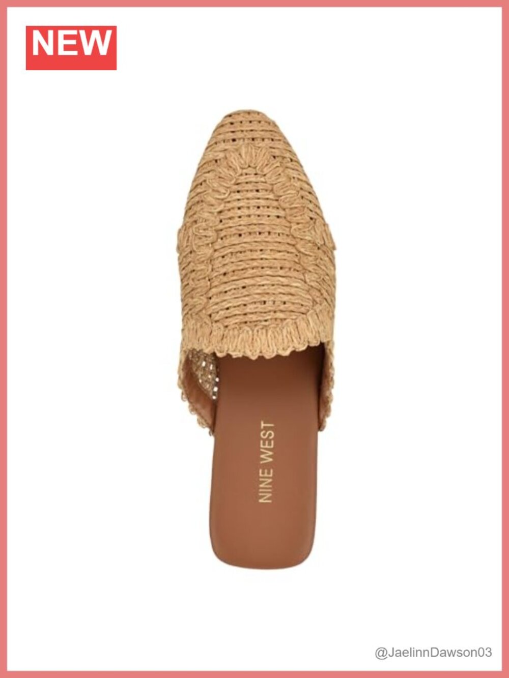 Nine West Women's Cleigha Pointy Toe Mules - Sli p-On PU Leather - Picture 2 of 6